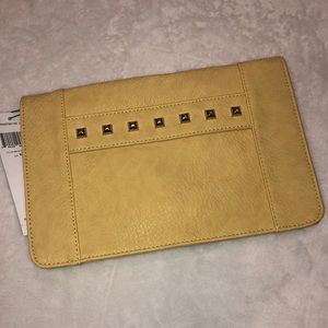NWT BCBG Yellow Clutch